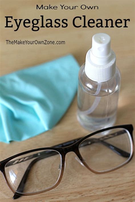 how to make your own eyeglass cleaner save money with