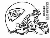 Coloring Football Chiefs Library Pages Jersey Nfl sketch template
