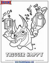 Coloring Pages Skylanders Adventure Happy Trigger Spyros Skylander Quotes Book Colouring Books Kids Color Happiness Series1 Boom Sonic Air Printables sketch template