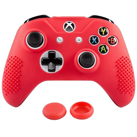 soft anti slip silicone controller cover skins thumb grips caps protective case  microsoft
