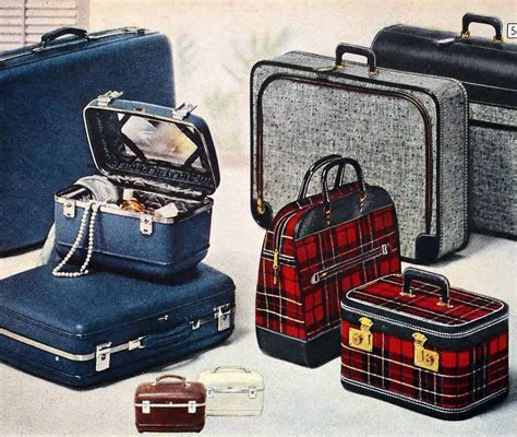 vintage beauty cases train cases  luggage  fold  trays