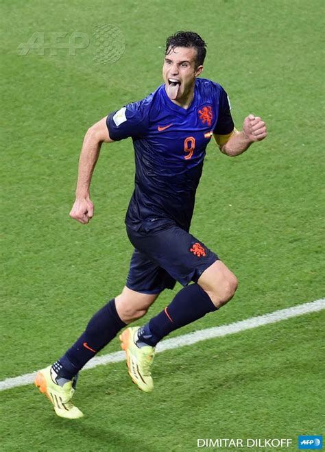 afp photo  twitter worldcup ned robin van persie celebrates  scoring  esp