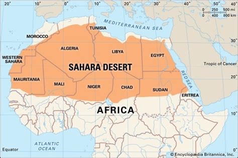 How Many Countries Does The Sahara Desert Touch Quora