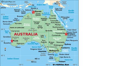 maps australia