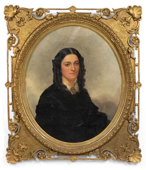 american victorian lady  black portrait