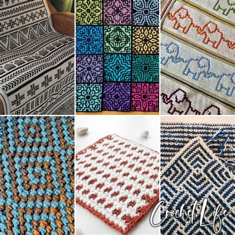 printable mosaic crochet patterns   printable hq