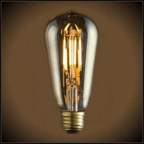 led filament edison bulb  lumens warm   watt amber nostalgicbulbscom