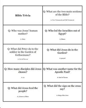 bible trivia  frugal homeschoolers tpt