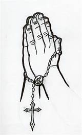 Rosary Tattoos sketch template