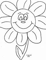 Coloring Pages Daisy Drawing Face Printable Kids Flower Worksheets Kindergarten Flowers Print Happy Sheets Pre Color Gif Summer Spring Colouring sketch template