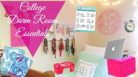 college dorm room apartment essentials storage organization tips and tricks youtube