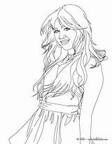 Coloring Pages Miley Cyrus Montana Hannah Celebrity Books Print Getcolorings Printable Beautiful sketch template
