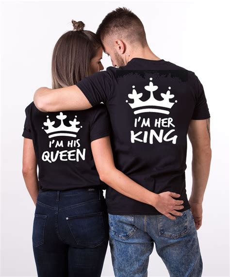 king queen  couples  shirt set custom  shirt printing