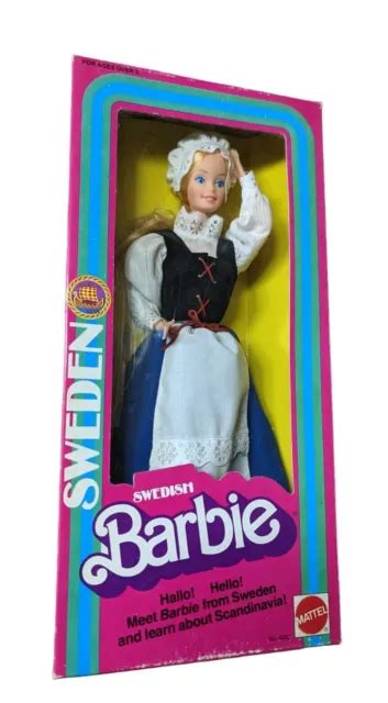 vintage 1982 swedish barbie dolls of the world barbie mattel doll 4032