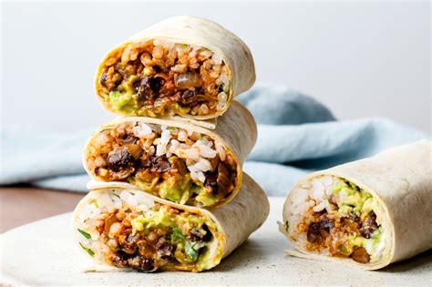 bean  rice burrito  great  fixings recipe vegetarian recipes mexican food