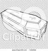 Clip Outlined Coffin Illustration Vector Royalty Lal Perera sketch template