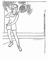 Coloring Pages Sports Tennis Printable Raisingourkids Color Print Printing Kids Baseball Help sketch template