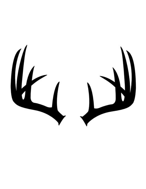 antlers stencil    ply mat board