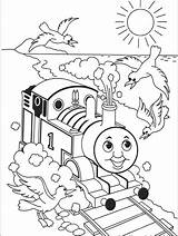 Thomas Train Gaddynippercrayons Mewarnai Coloring sketch template