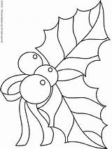 Mistletoe Coloring Pages Christmas Printable Getcolorings Color sketch template