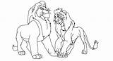 Scar Coloring Pages Lion King Mufasa Getcolorings sketch template