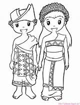 Adat Baju Mewarnai Pakaian Jawa Rumah Sketsa Sunda Barat Tengah Daerah Bestkartun Orang Animasi Betawi Inspirasi Paling Tugas Terpopuler Nama sketch template