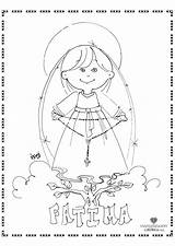 Fatima Coloring Lady Pages Rosary Catholic Cute Religion Prayer Kids School Getcolorings Printables Crafts Saints Homeschooling Color Getdrawings sketch template