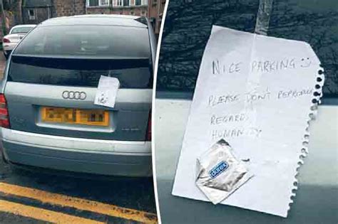 Driver Trolled With Condom Over Awful Parking Daily Star