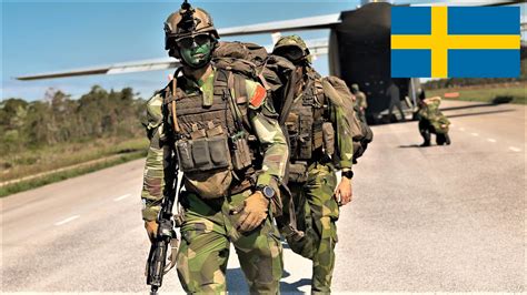 swedish army rangers   marines practise defending gotland island