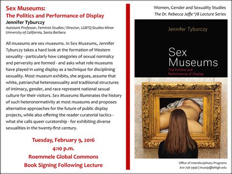 Sex Museums The Politics And Performance Of Display Women Gender