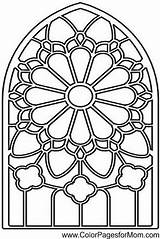 Glass Stained Coloring Pages Window Medieval Drawing Advanced Color Church Getdrawings Vitrail Windows Mobile Printable Patterns Adults Adult Draw Getcolorings sketch template