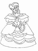 Abiti Haljine Principessa Bojanke Princeze Princeza Bojenje Printanje Bojanje Crtež Djecu Crtezi Coloratutto sketch template