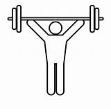 Clipart Weights Weightlifting Clip Library sketch template