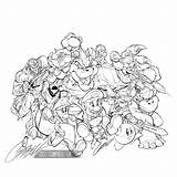 Nintendo Characters Scott Campbell Drawing Power Artwork Original Poster Getdrawings Comic Danger Girl Visit Sketch sketch template
