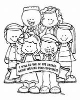 Lds Youth Go Coloring Will Mutual Church Theme Primary sketch template