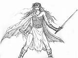 Warrior Coloring Female Drawing Woman Viking Sketch Women Pages Drawings Designlooter Getdrawings Paintingvalley 49kb 600px Sketches sketch template