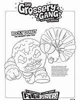 Gang Grossery Series Coloring Pages Sheets Time sketch template