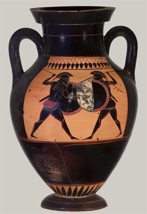 attributed   manner   lysippides painter terracotta amphora