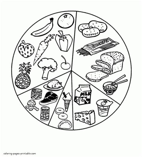 food group coloring pages  preschoolers coloring pages food groups coloring pages food
