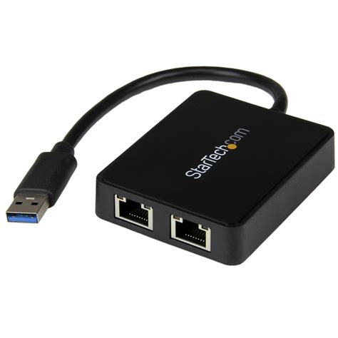 startechcom usbspt usb   dual port gigabit ethernet adapter nic  usb port amazon