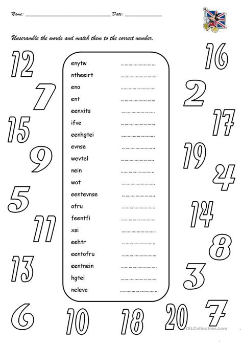 printable numbers   worksheets