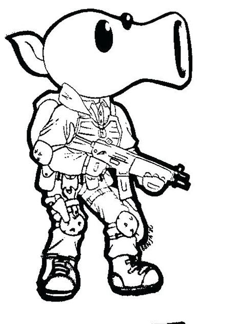 print  zombies coloring pages plants  zombies garden warfare