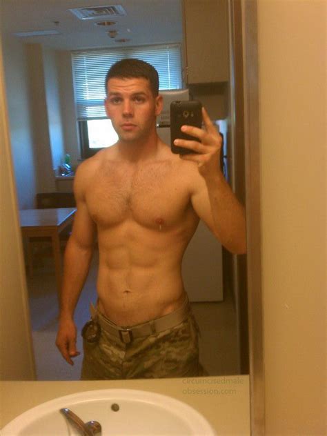 military hunk s selfie men men in uniform mirror man