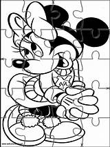 Coloring Puzzles Pages Disney Jigsaw Printable Puzzle Cut Adult Activities Colouring Kids Sheets Print Minnie Websincloud sketch template