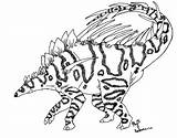 Kentrosaurus Khimera sketch template