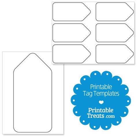 printable tag templates printable treats printable tags template