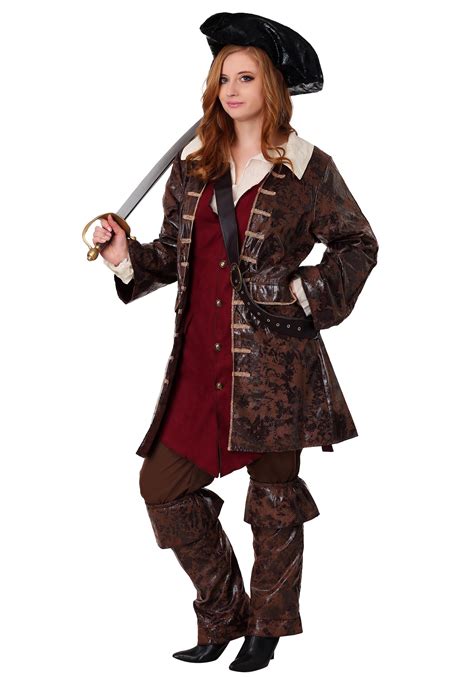 Plus Size Womens Caribbean Pirate Costume Adult Pirate Costumes