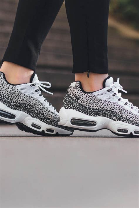 Nike Air Max 95 Premium With Dot Pattern Black And White Soletopia