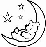 Moon Coloring Pages Colouring Stars Kids Printable Sheet Space Crescent Clipart Bear Sleeping Sheets Bestcoloringpagesforkids Phases Drawing Cliparts Clipartbest 574px sketch template