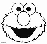Elmo Coloring Pages Face Sesame Kids Printable Street Cartoon Birthday Drawing Print Grinch Cool2bkids Template Color Sheets Colour Christmas Happy sketch template